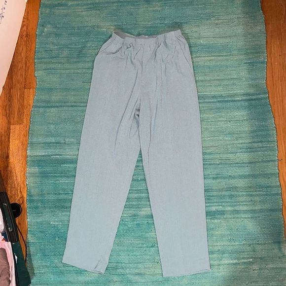 Gone? Alfred Dunner Mint Green Pull On Pants, size 12 - Picture 1 of 14